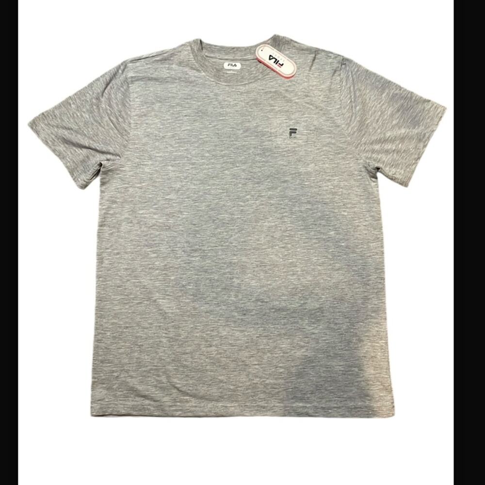 NWT men’s fila basic grey short sleeve t shirt